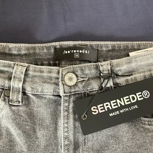 SERENEDE “Umo” Stacked Flared Jeans